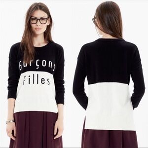 Madewell Colorblock Garçons Filled Owen Sweater